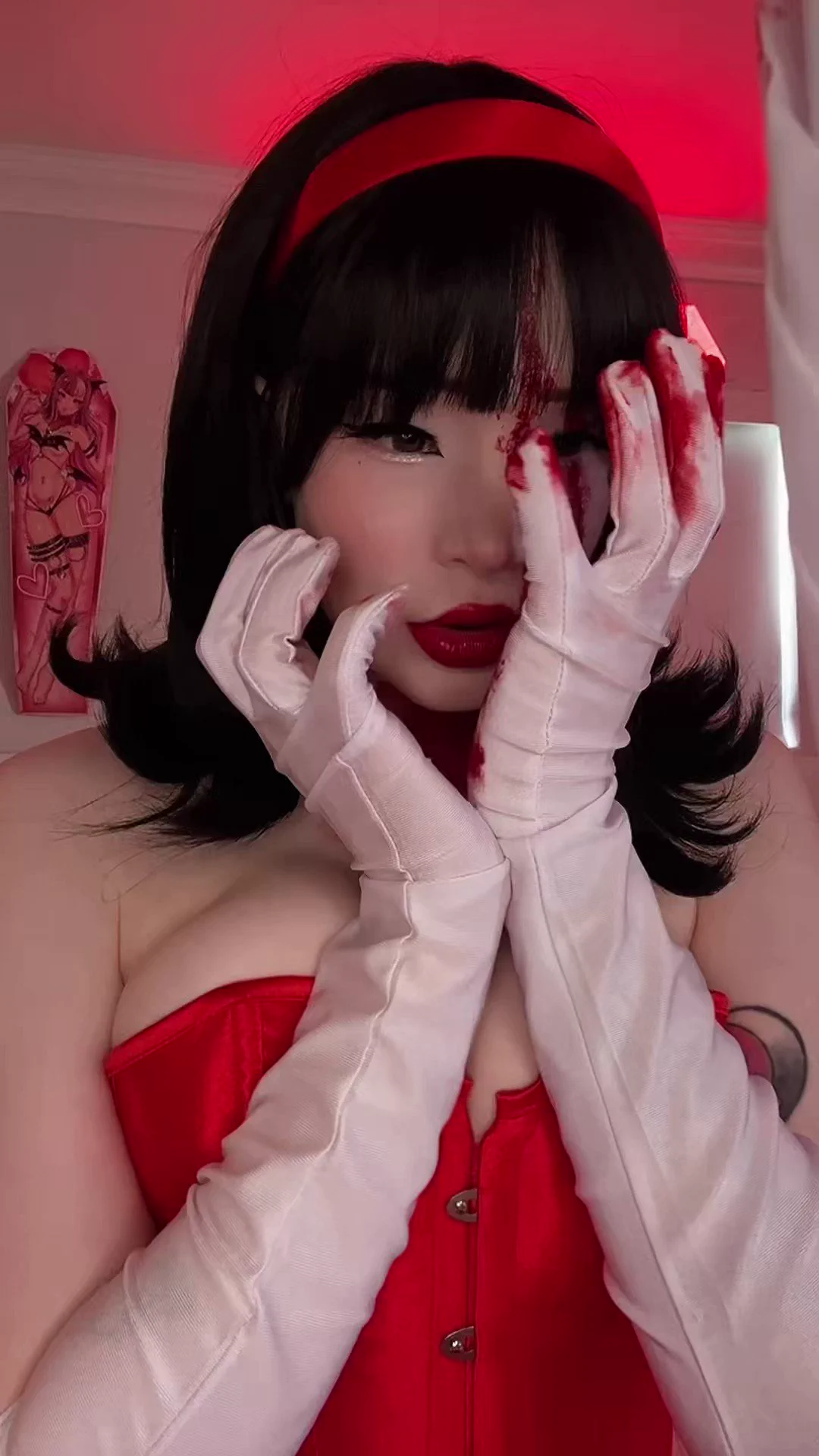 !SFX makeup! Mima ❤️#perfectblue #cosplay https://t.co/kc7t3NZXEI