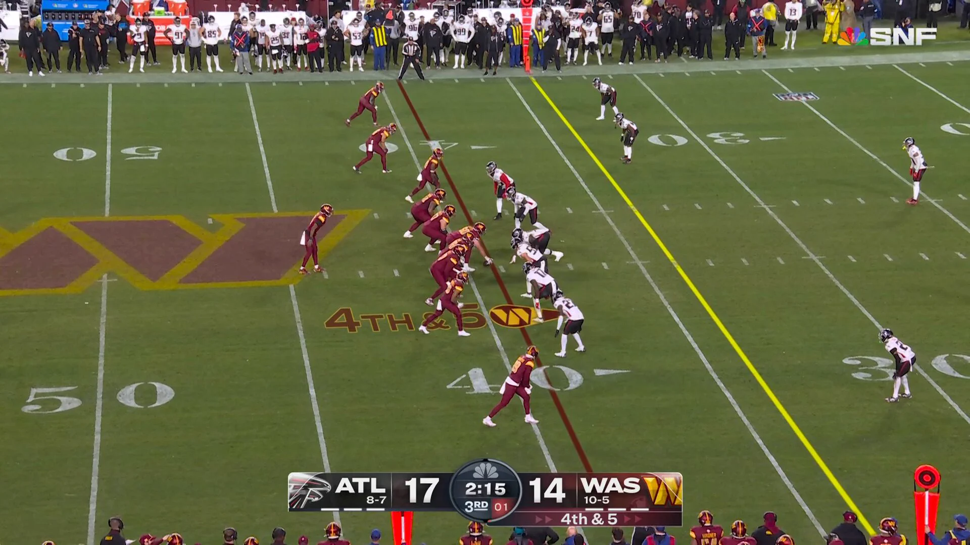 got it 💪 @JeremyMcNichols 📺#ATLvsWAS @SNFonNBChttps://t.co/UkJGtTp7fW