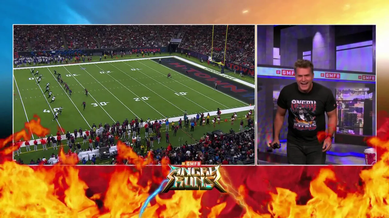 The #AngryRuns Scepter is being sent to a familiar face.@KyleBrandt loves him some Dameon Pierce (@IRep229) of the @HoustonTexans 😤 (via @Gmfb) https://t.co/i9d97GuUkg