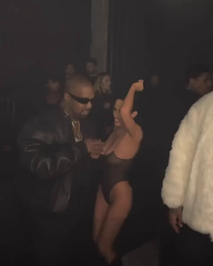 Ye and Bianca last night at Justin LaBoy’s #GRAMMYs after-party https://t.co/KNK4QRYM2Y