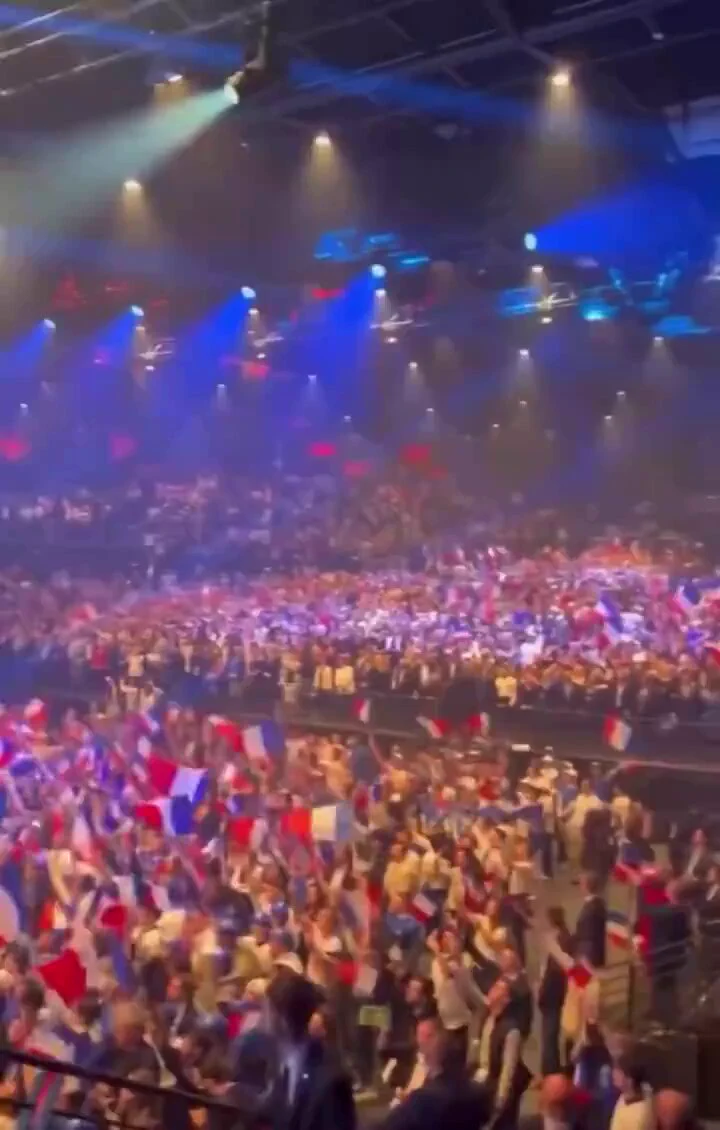 THIS was Marine Le Pen winning her first round as France outright rejected WEF’s Macron.THIS is why they’re banning her from elections and why she’s being sent to Prison. https://t.co/HYmp5qvm2m