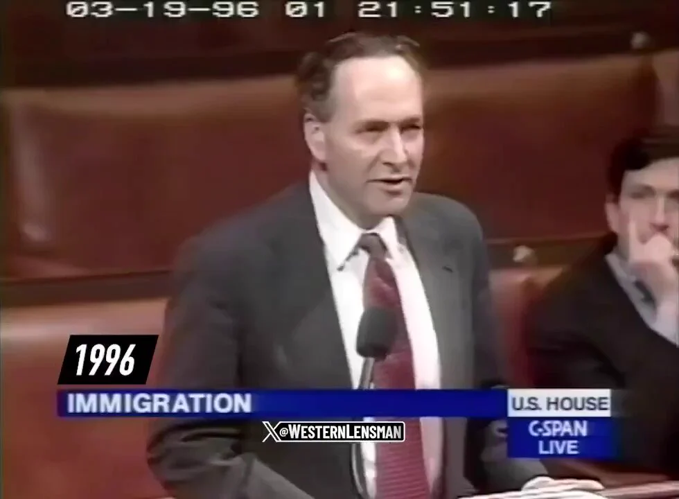 1) 1996 Chuck Schumer says the number one reason illegals come to the US is to defraud Social Security2) Elon Musk exposes Democrats gave MILLIONS of illegals Social Security numbers and max benefits3) Schumer says Elon Musk is lying about Social Security fraud and abuse https://t.co/7sZNXikRGB