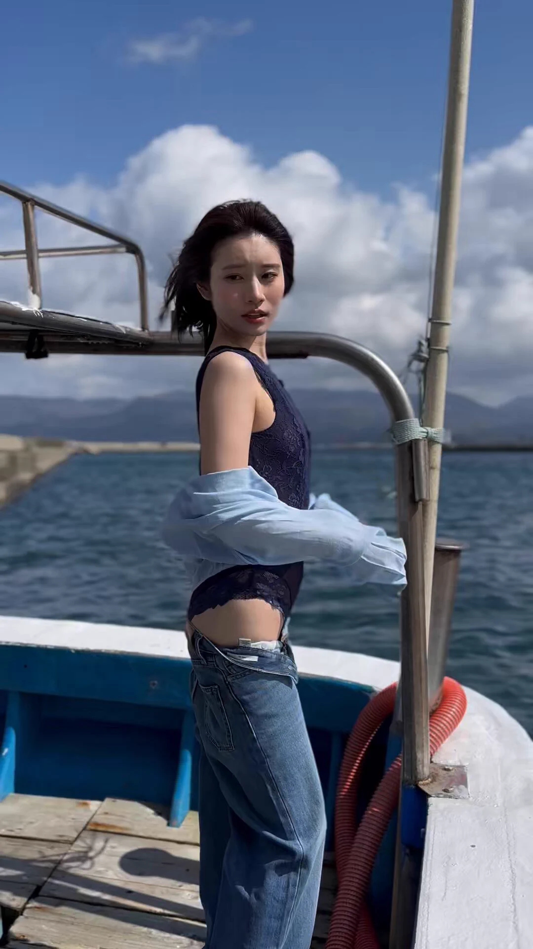 🚢🩵 #佐渡ヶ島ロケ https://t.co/OhTRQpkSxd