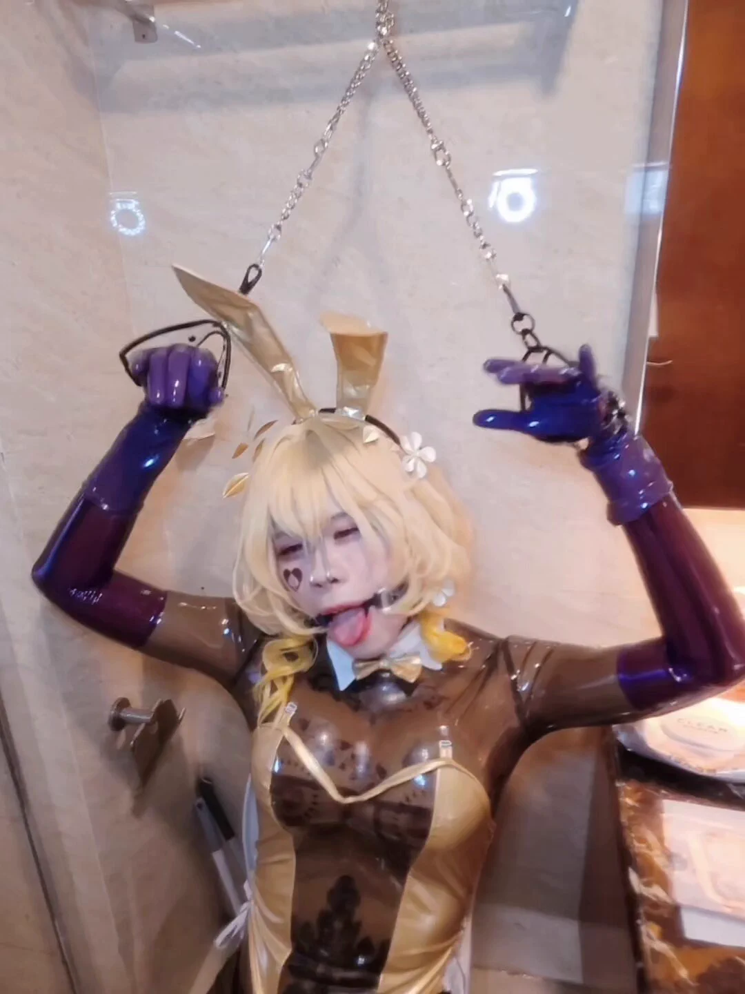 Latex bunny c🚫mtoilet wh⭕re aglaeachan〜💕💕💦 https://t.co/3I4ydeeJcQ