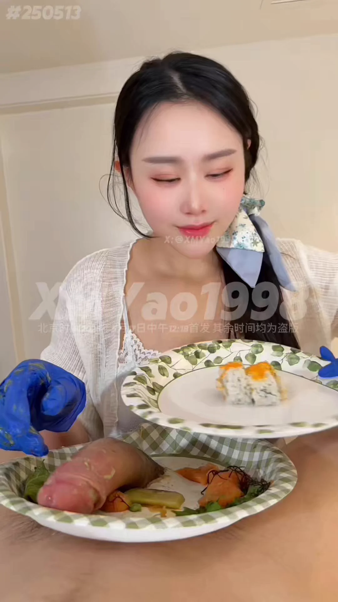 《芥末味的精液寿司🍣》哈哈，花了半个多小时，终于把芥末味的精液弄出来啦！精液也是可以腌入味的，射出来的精液透着淡淡的绿色🎉最近又来活动！超大优惠！🎬VIP群内包含全部完整版视频@xyberdolls@xyberlabs@xybereum https://t.co/jeuz1NuuUW