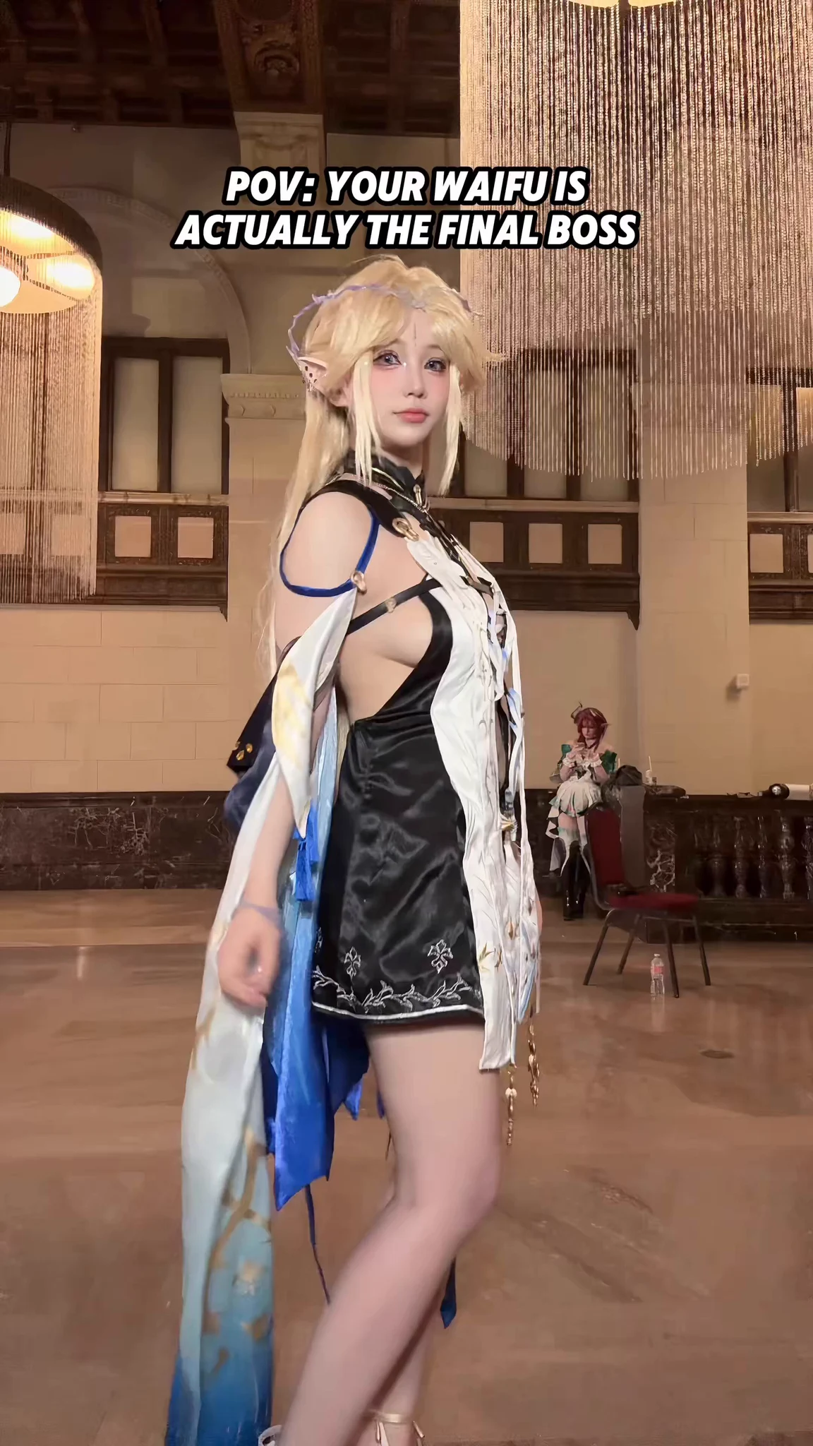 👀When your WAIFU actually the final boss…Cartethyia @Rakukoooo Fleurdelys @xier33 #WutheringWaves #WuWaAnniversary #Cartethyia #fleurdelys #cosplay #WuWaCosplay #鳴潮 #WUWA https://t.co/cvfpGLM8l7
