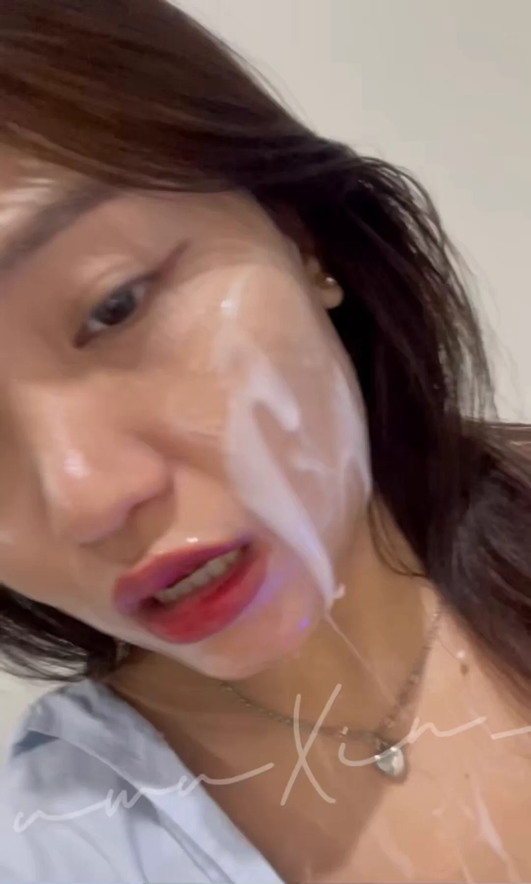 酒過三巡怎麼就被射滿臉了…#還不幫我擦乾淨真的很壞#事後還是覺得不平衡報復的影片我放IG了𝐈𝐆：𝐱𝐢𝐧_𝟎𝟒𝟏𝟖𝟖𝟖 https://t.co/Ria5y79xRY