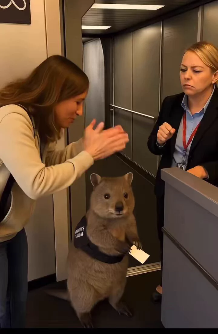 航空会社のスタッフに搭乗拒否されながらずっと待ってる搭乗券持ったウォンバット見て
 https://t.co/UB42FBNowt