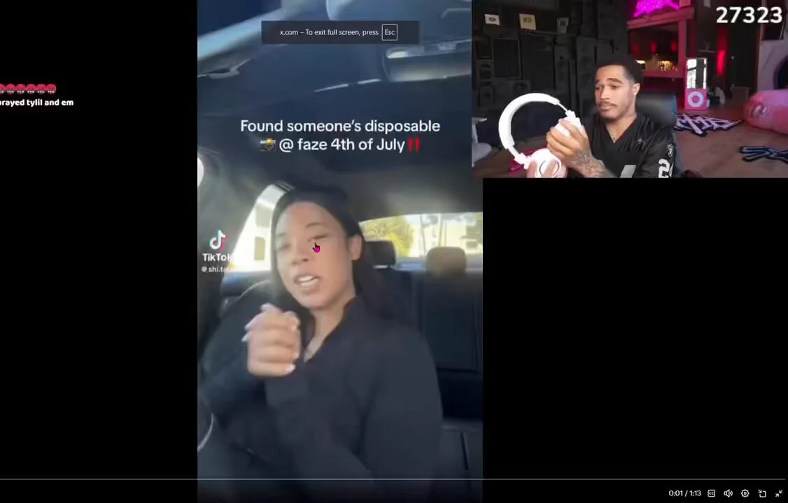 Plaqueboymax reacts to his pictures getting leaked after a girl stole his Polaroid camera at the FaZe 4th of July party 😳 https://t.co/bpxirg1uPU