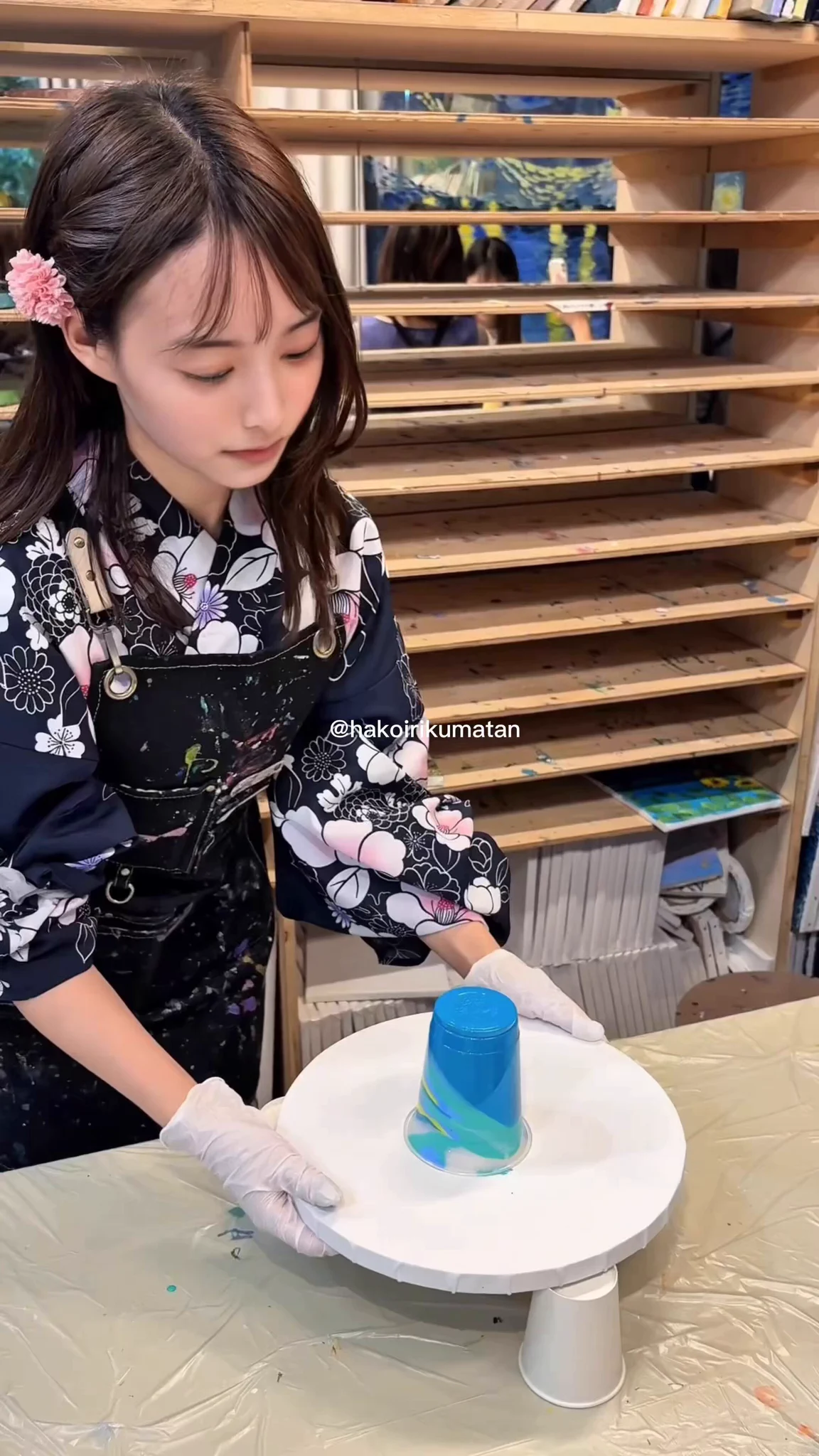 世界に一つだけのりのアート作品、受け取ってくれる方いますか？🩵 https://t.co/Cjrtao5gFb