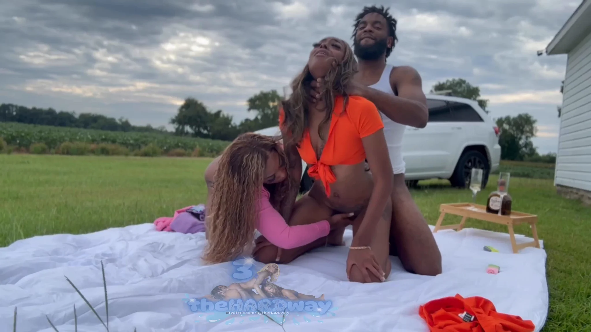 after a long day , a picnic 🧺 was needed

🌻: @AmeenaJayde 🍆: @Southmade103 https://t.co/CDLpTH1nrH