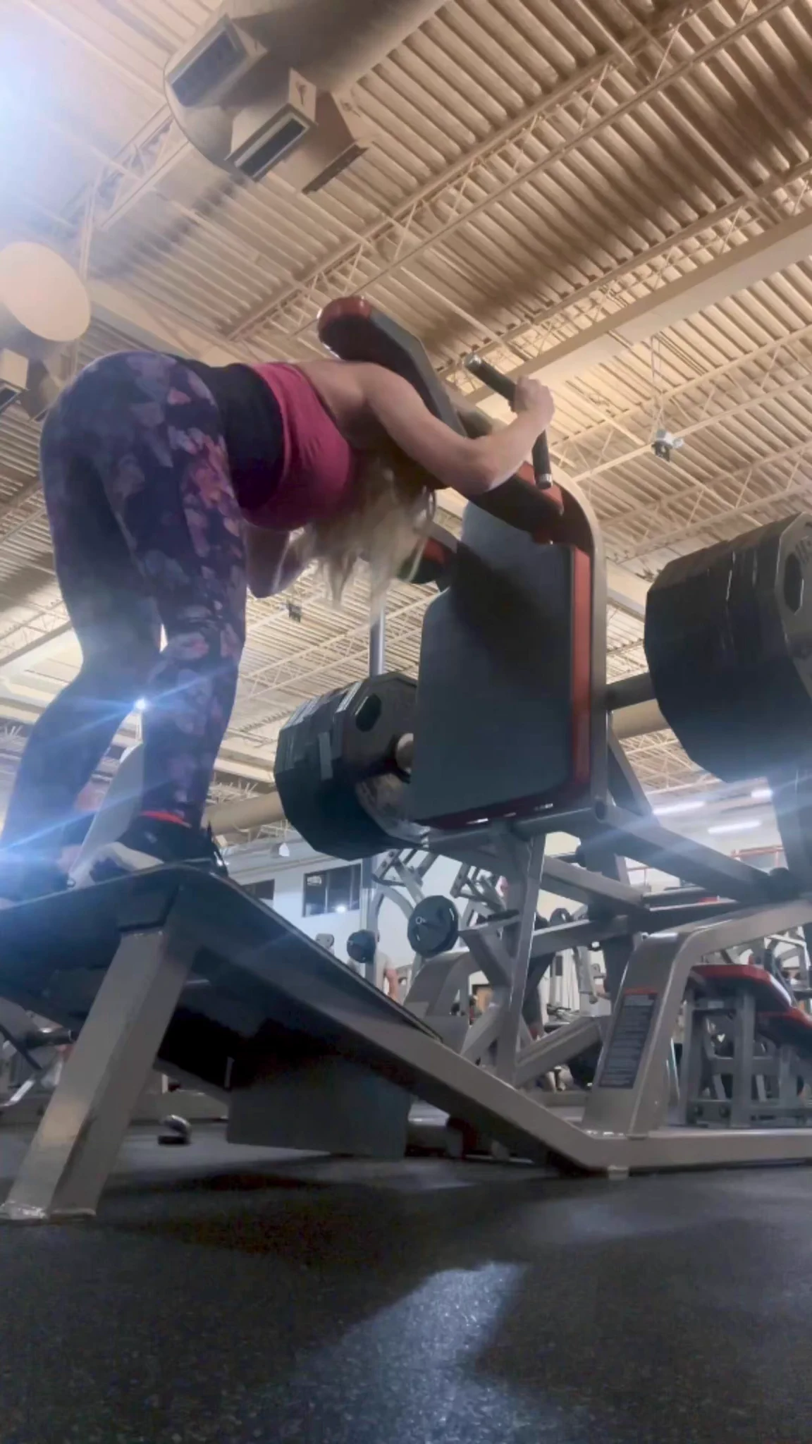 Super Squat-540 plus sled. Split Squats 70 (good grip strength practice). Horizontal Calf Press-450. 💥🏋️‍♀️ https://t.co/V0KA5yH2tm