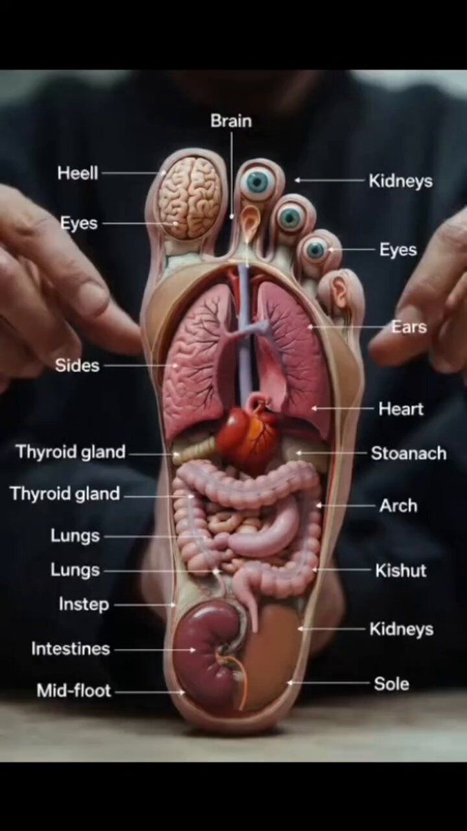 An AI-generated 3D model explaining foot reflexology and organ mapping

 https://t.co/ruQFBt5c6O