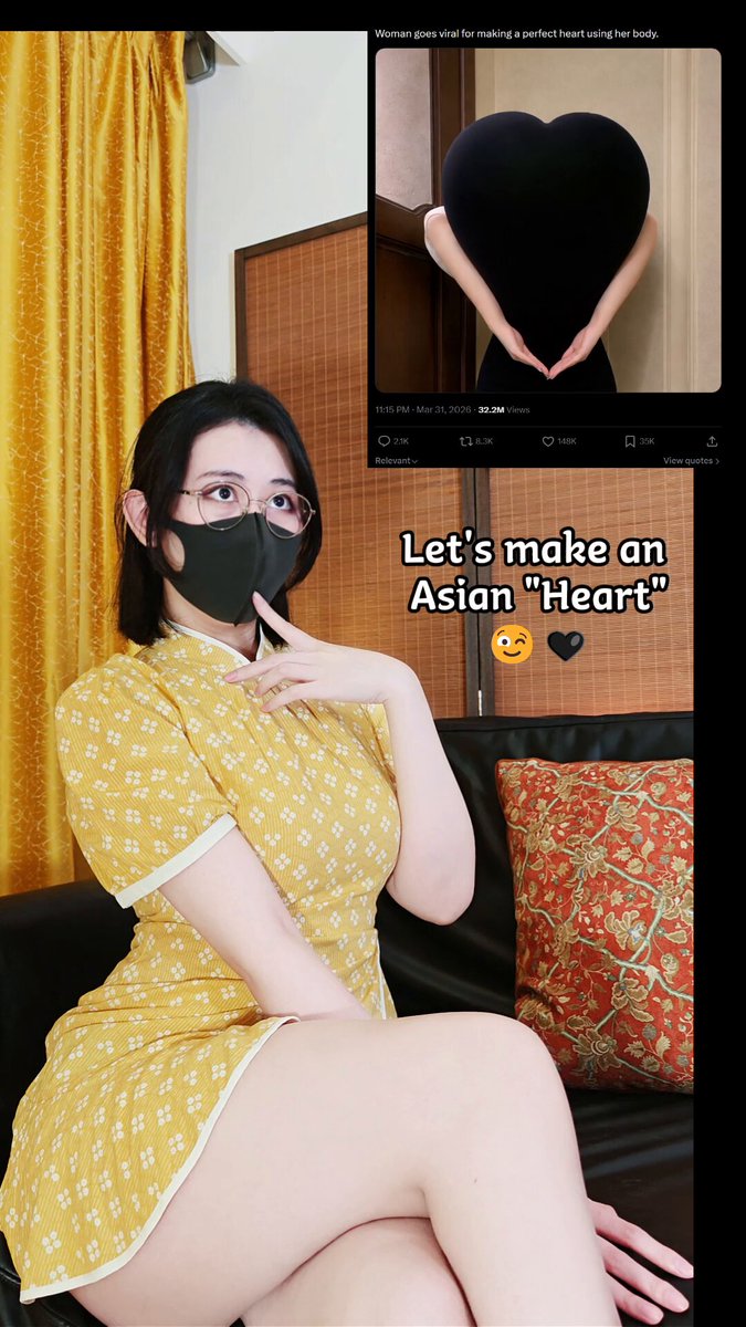 Is Asian Heart the perfect 🖤?
比心，爱你哟~ 

#bodyheartchallenge https://t.co/eZQwxCvd10