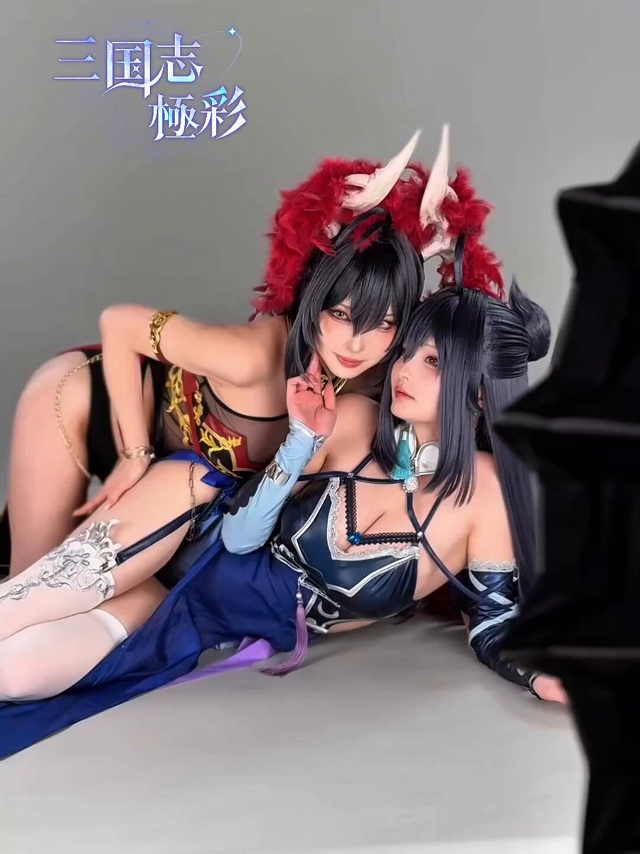 撮影のオフショットです⟡.·*.

#三国志・極彩 https://t.co/Z8XOY7LRIK