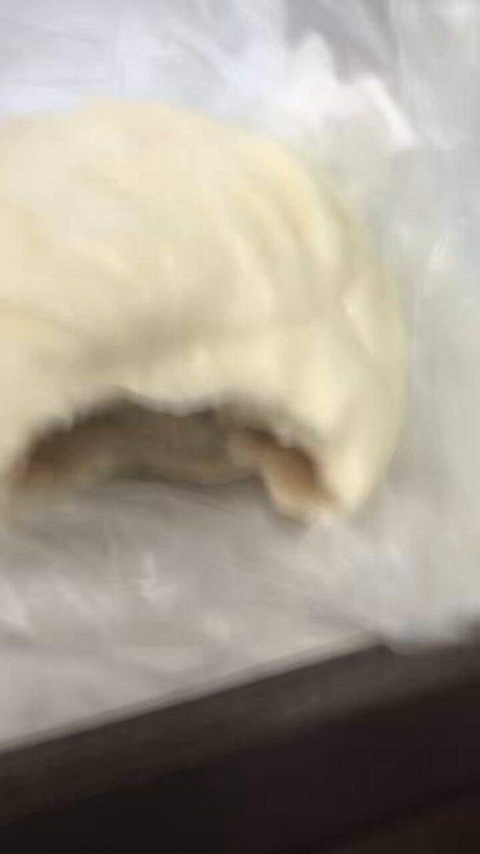 昨天ㄉ肉包放常溫到今天會拉絲ㄝ

（咬一口就不敢吃ㄌ拍謝-.-） https://t.co/qQXc3jJsga