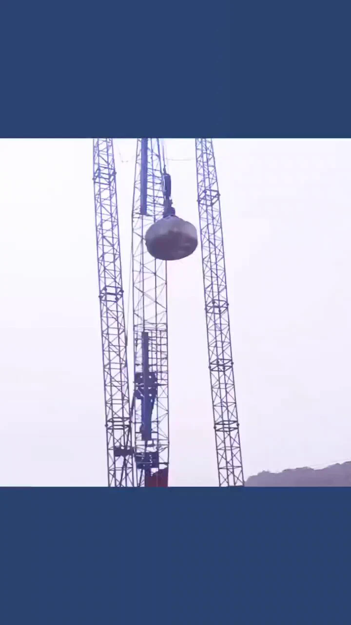 科普知识，不可思议的强夯法，十吨重的铁饼从高空落下，给地面砸满深坑🥺 https://t.co/VXAIQTYRdX