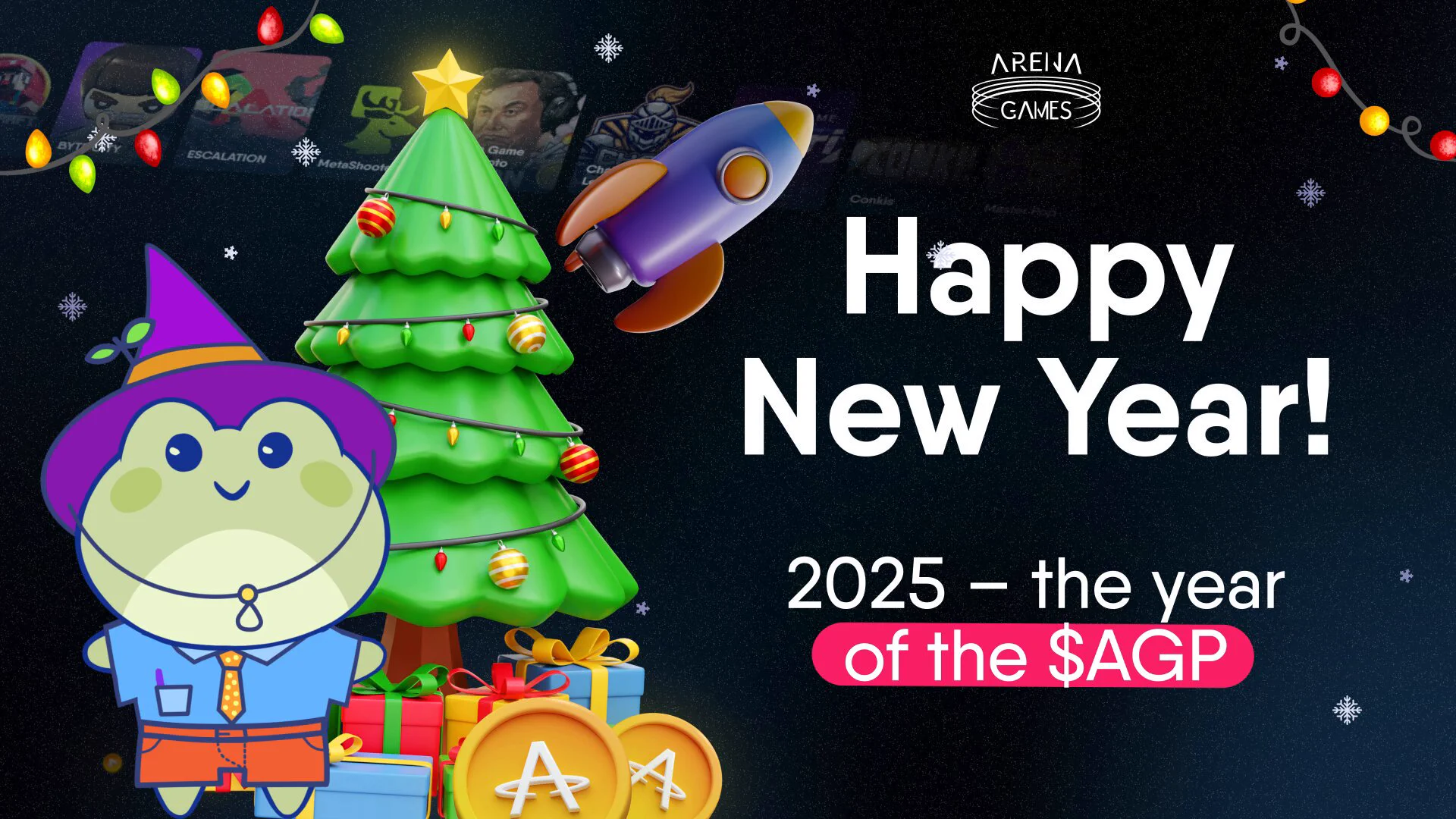 Happy New Year!🎇In 2024, we welcomed hundreds of thousands of new users, processed millions of transactions, and launched hugely successful games🔥Thanks to YOU, our incredible community!2025, the year of $AGP, is here so get ready for even bigger milestones with us!🚀🪂 https://t.co/DRChFO0WCp