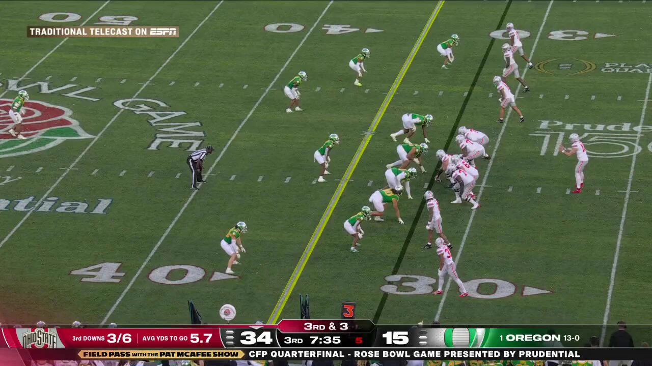 THE OREGON DUCKS DEFENSE GETS OFF THE FIELDSCO DUCKS #PMSCFPESPN2 https://t.co/0ee0TK5Pi1