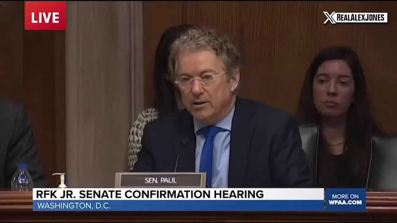 Watch Sen. Rand Paul Goes Off On Hysterical Big Pharma Captured Confirmation Committee While Defending RFK Jr. 

More Breaking News and Reports Here:
https://t.co/hbtaSvJMVC https://t.co/nPzT3gJQjI
