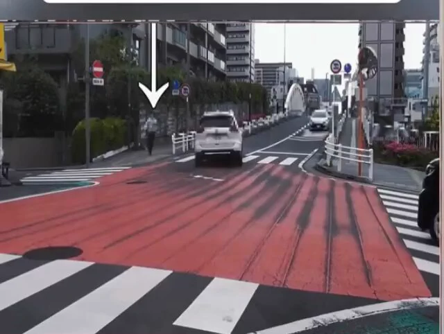 高齢者ドライバーが一時停止を無視。横断歩道の手前で止まらず、 女子高生は恐怖で立ち止まるしかありませんでした。歩行者優先ですよ！それが分からないなら、運転免許証は返納すべきです。命がかかっています。 https://t.co/s7fMzfua2d
