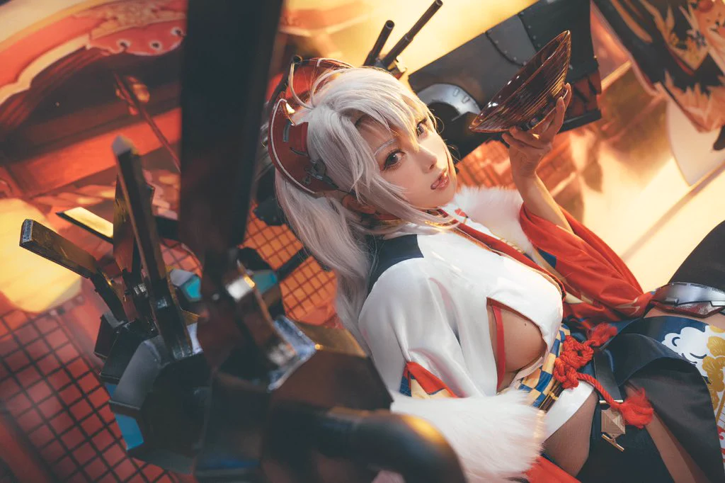 #アズールレーン  (⁎⁍̴̛ᴗ⁍̴̛⁎)cp23 《碧蓝航线》展台 欧根亲王·百花缭乱ver https://t.co/51nhLSlGFZ