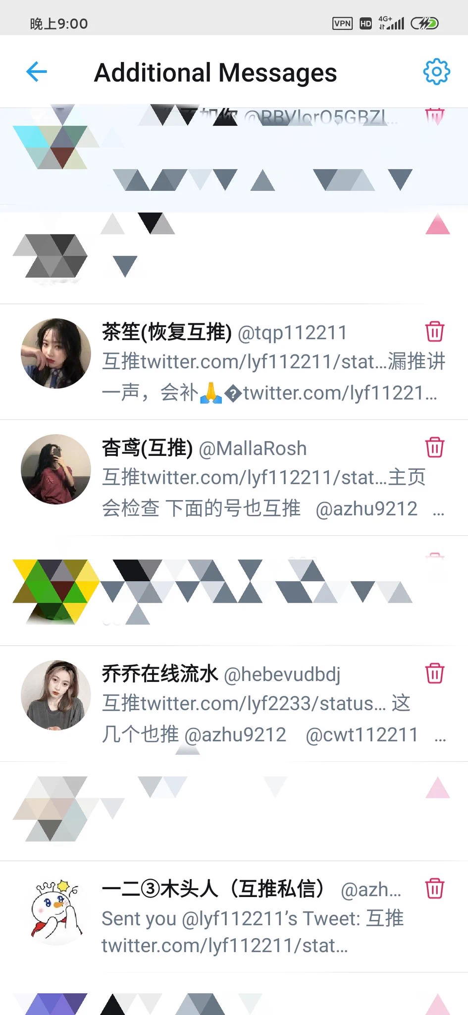 看到一大坨骗子想跟我互推就很烦。。。推你爸的卵蛋推。 https://t.co/SgqEt1LpnG