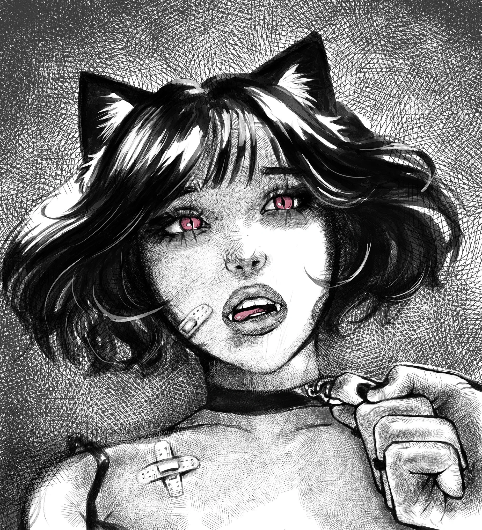 Drawing catgirls make me feel happy 🐾🐱🤍 https://t.co/KtH1anWPrT