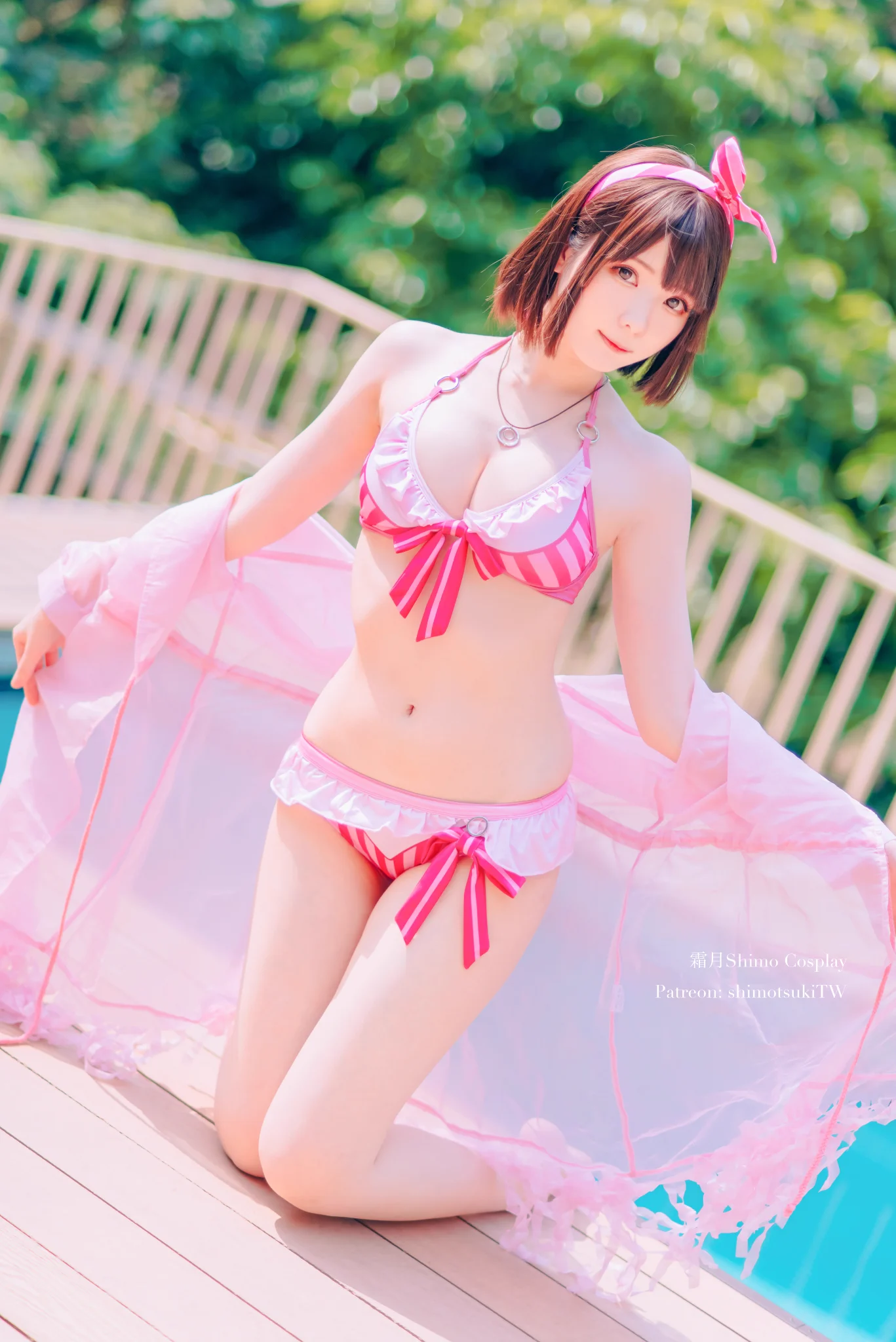 久しぶりに恵ちゃんのコスプレしましたぁー☺️☀️そろそろ水着の季節だね⸜(* ॑꒳ ॑* )⸝ https://t.co/tuZoZf6uZv