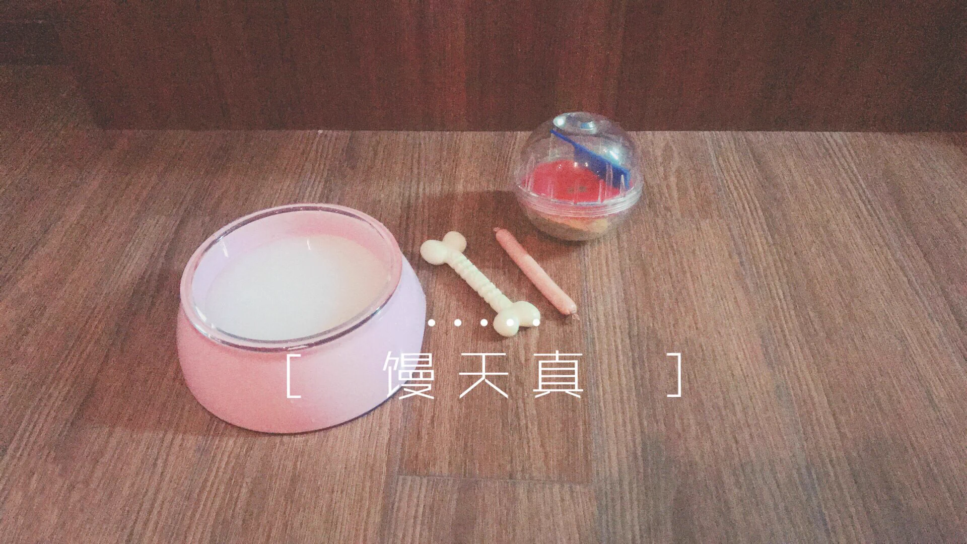食盆，磨牙棒，鱼肉肠，漏食球，这些都是真的宠物用品。话说那个漏食球挺难滚出食物的，做狗也不容易啊🙈 https://t.co/WalpUN7nR5