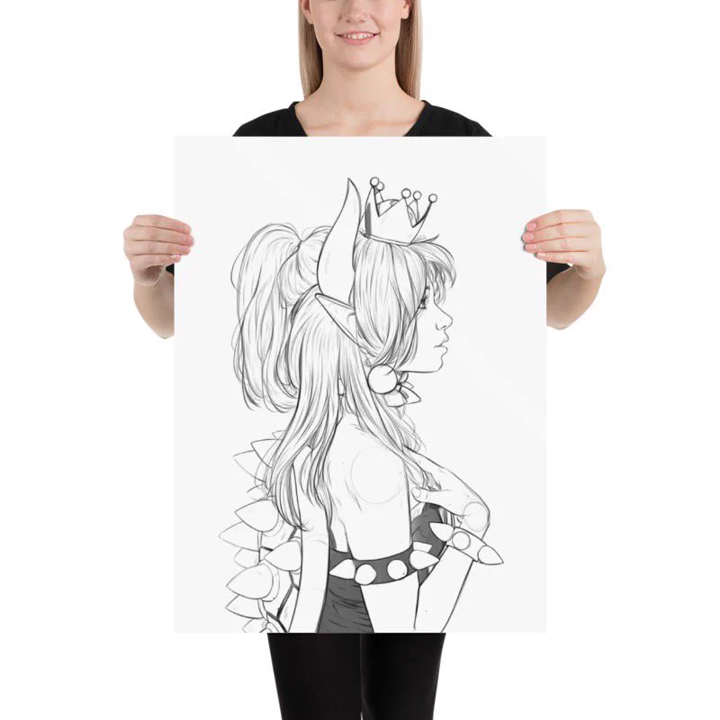 Sketch of @alicedelish (ps I got your message about art.) #sketch #portrait #newmario #nintendo https://t.co/CIdf8Y5GPa