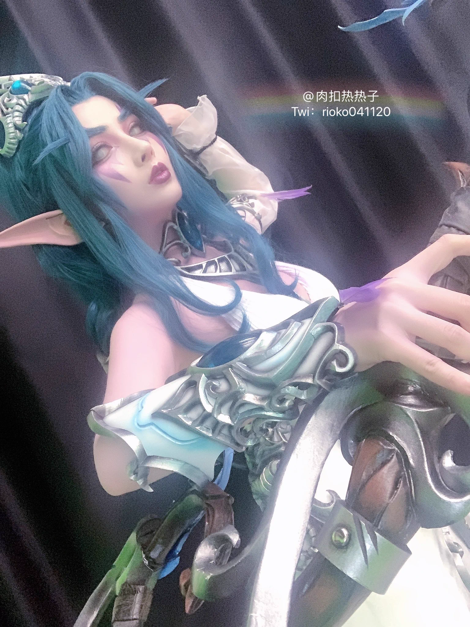 Tyrande.服装道具：@MuyangTan https://t.co/6zCn4P1oI9