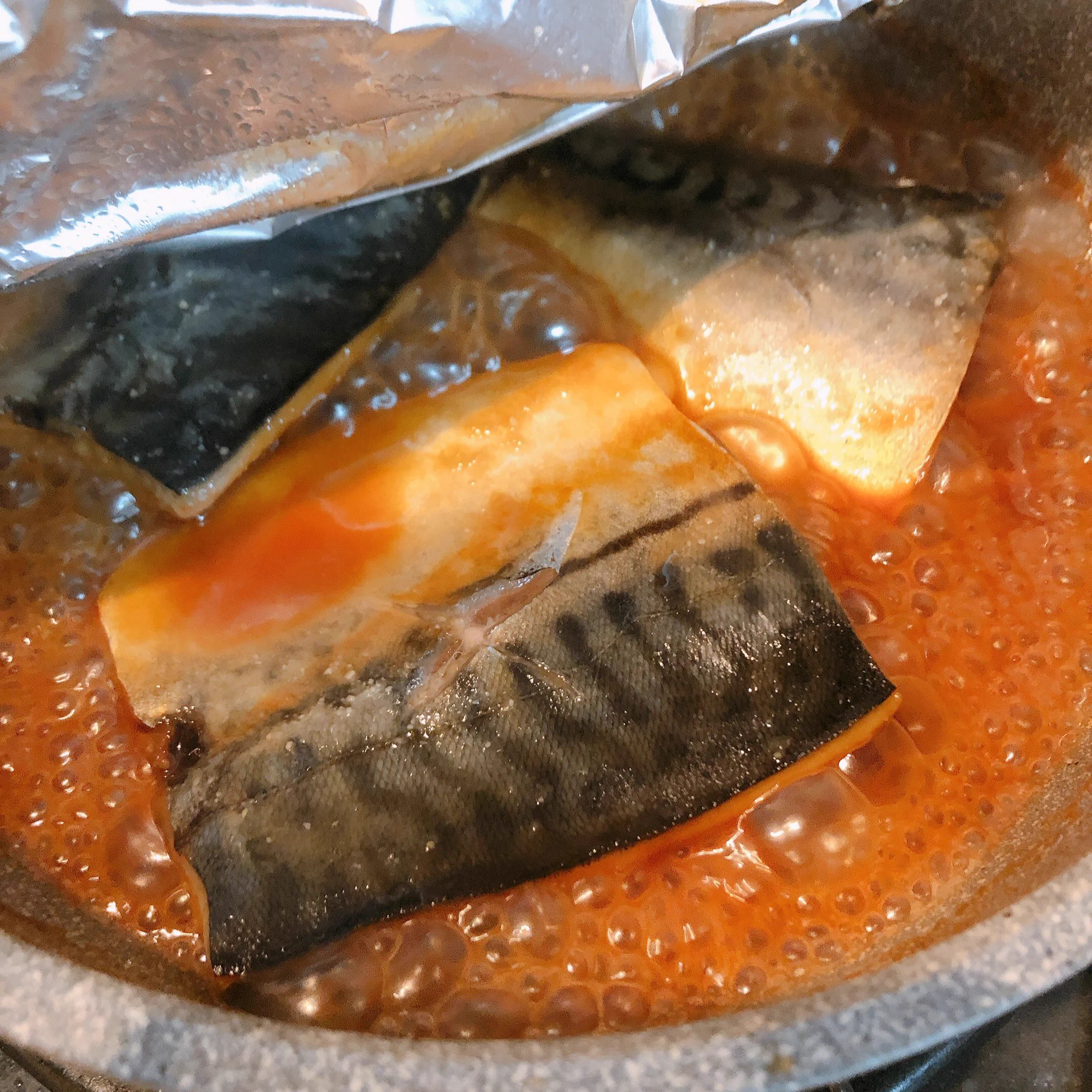 あんまり上手く作れなかった🥺#鯖の味噌煮 https://t.co/NskpIaBPiE