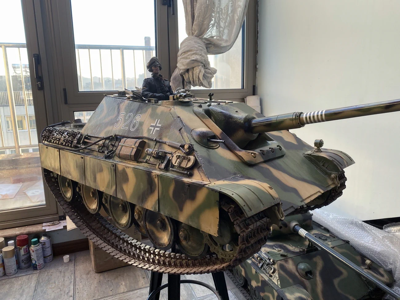 The German Jagdpanzer Heavy Tank destroyer 1/6 took four months to build🥳 https://t.co/XKUA0rABVL