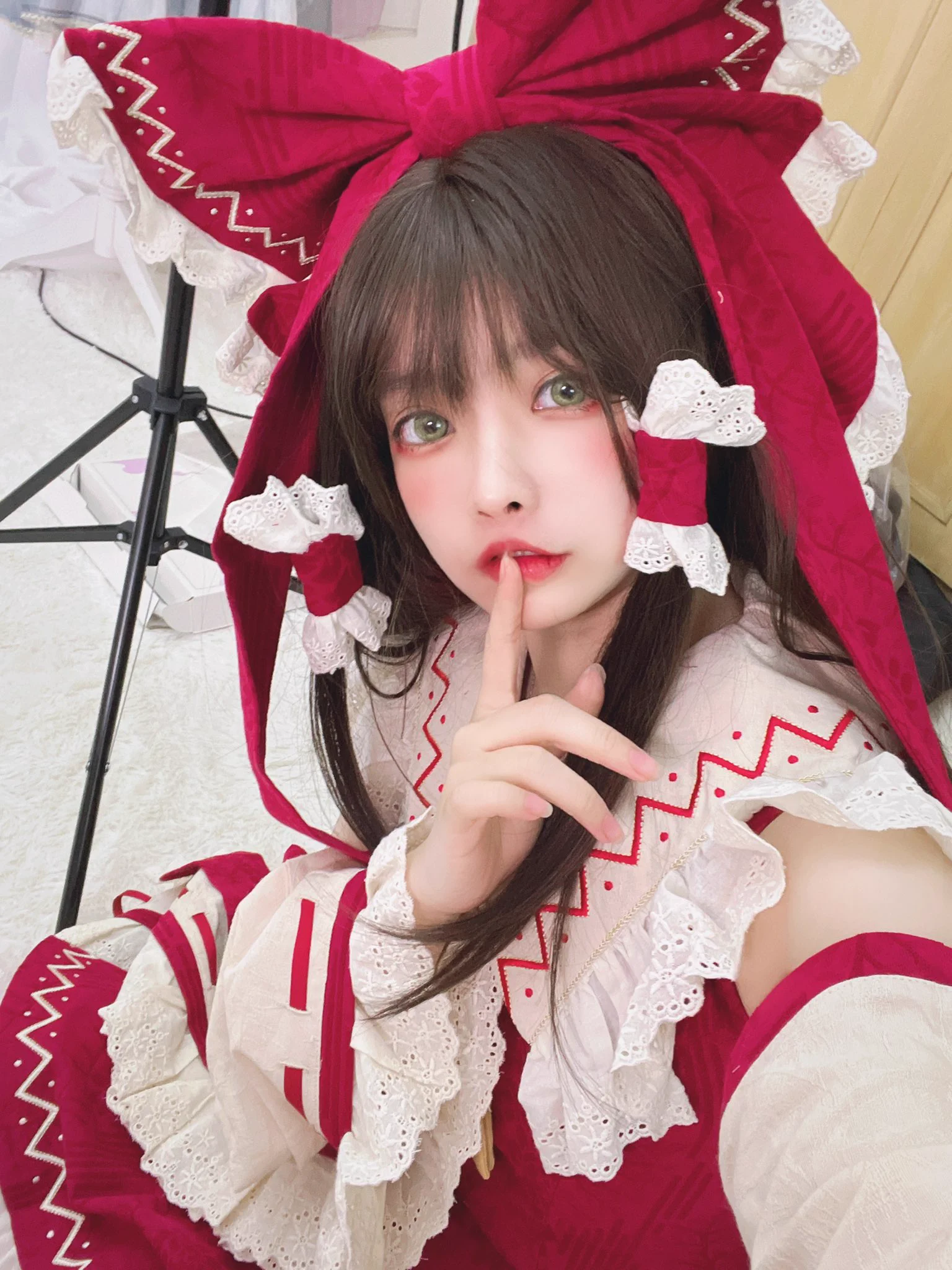 またれいむちゃんのコスプレしてました〜 https://t.co/3nU5qazbzO