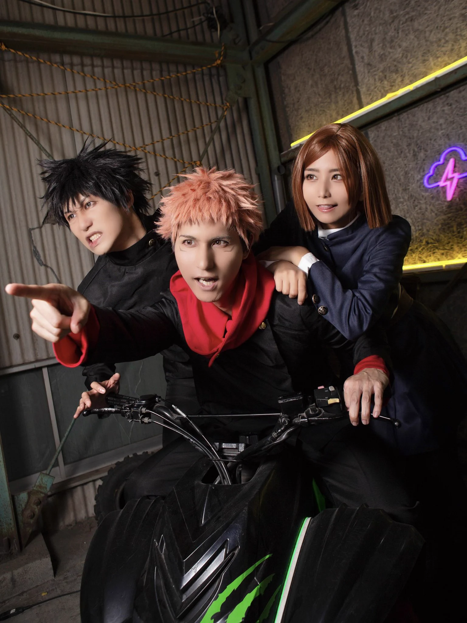 GoGo🏍️伏黒:@kourld 虎杖:@Cosplayism 釘崎:ヮィ📸:@taka67380 #1104渋谷事変大型 https://t.co/ZACiKLd1Eh