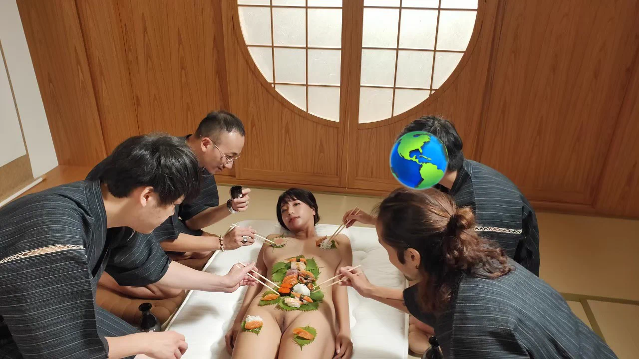 MM-069人體壽司很認真在吃壽司的大家 https://t.co/ZjuOgr9gvj