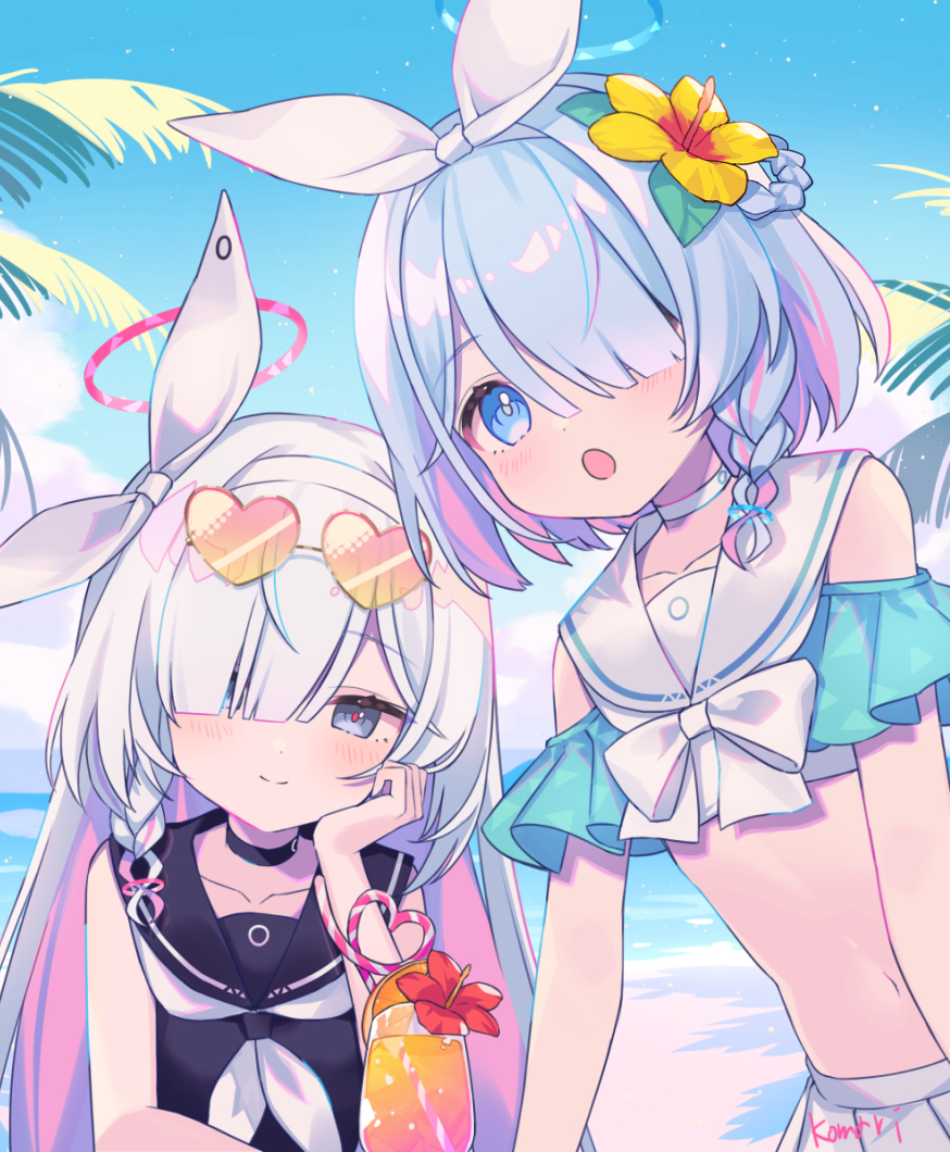夏コミ表紙絵できた🍹 https://t.co/0zsFUi8qzQ
