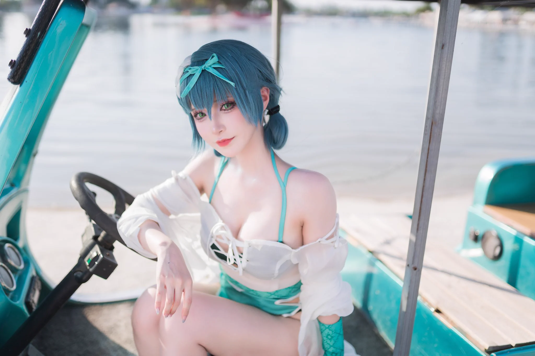 #第七史诗 #第七史诗国服今年夏日可太热了！我在《第七史诗》完美度假，欧勒毕斯等你，这不就整点夏日多巴胺穿搭了吗！赛瑞丝真的是一波三折的一次拍摄，因为台风问题，本来准备去海边也没去成，临时改成了德阳的水上乐园，没想到出片效果还挺好！ https://t.co/Ky3fyNPSi6