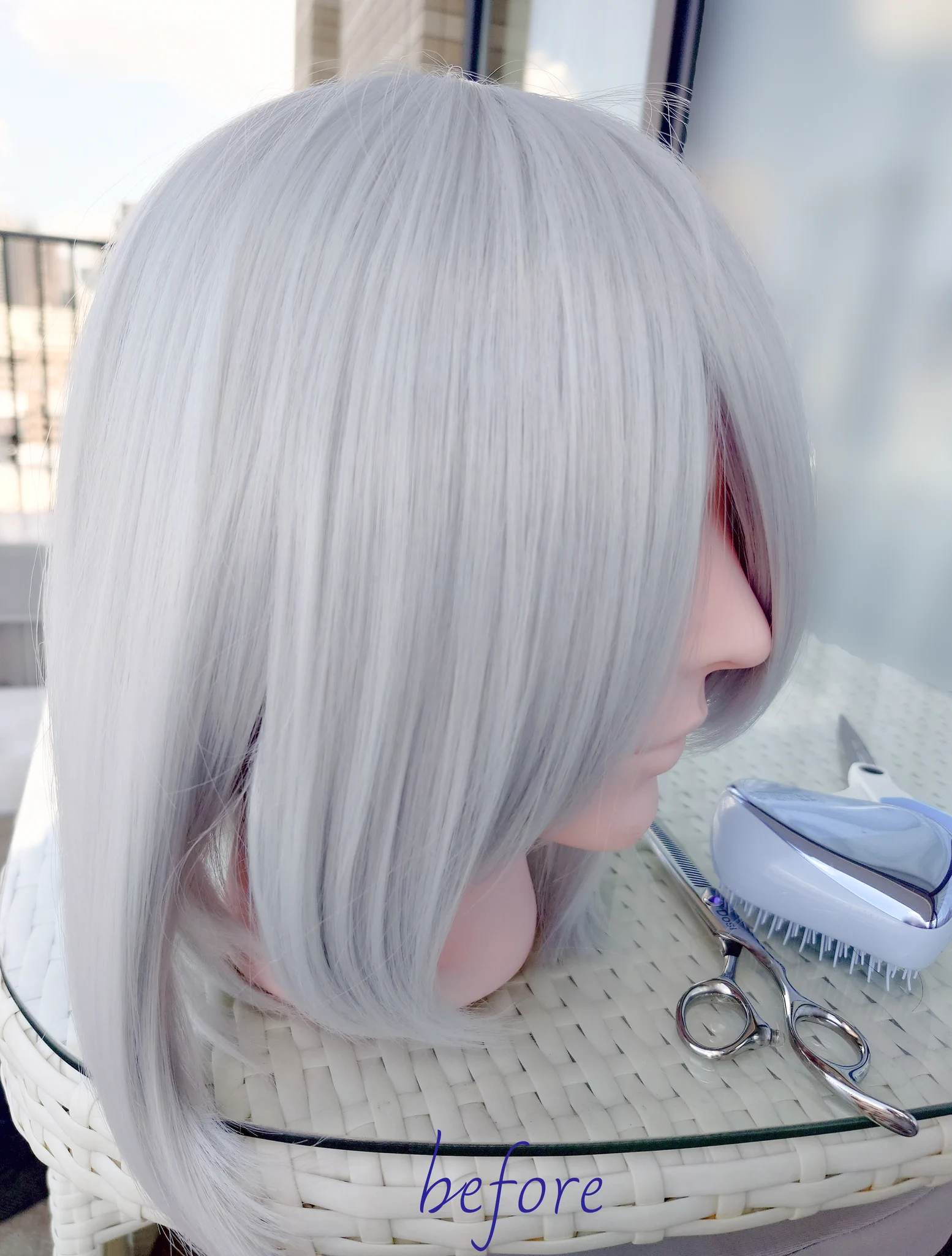 ショートにカットした！明日のコスプレ用～ https://t.co/zexeQU3mpv