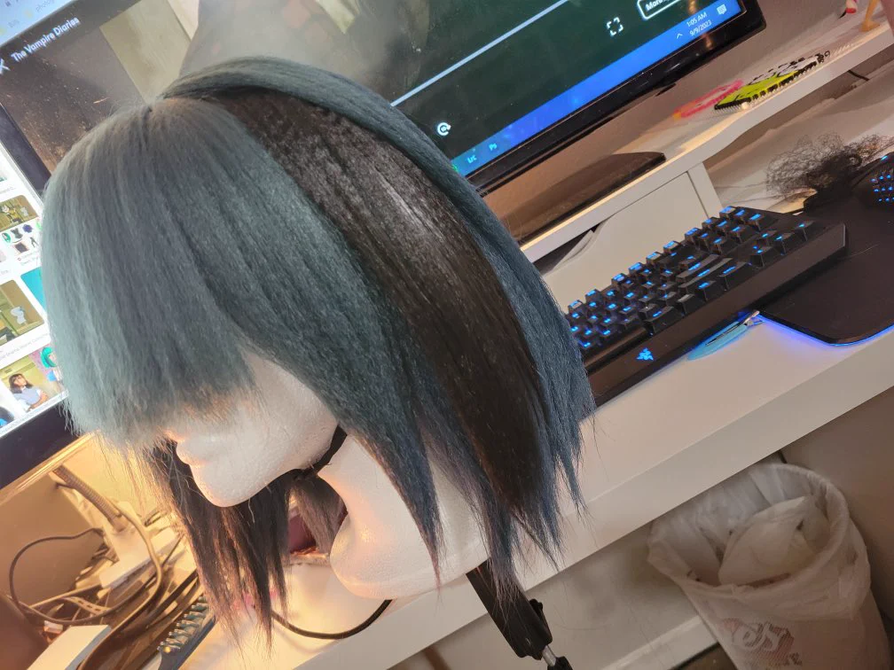 gwen wig my friend helped me with :3 https://t.co/ClBVNeeglz