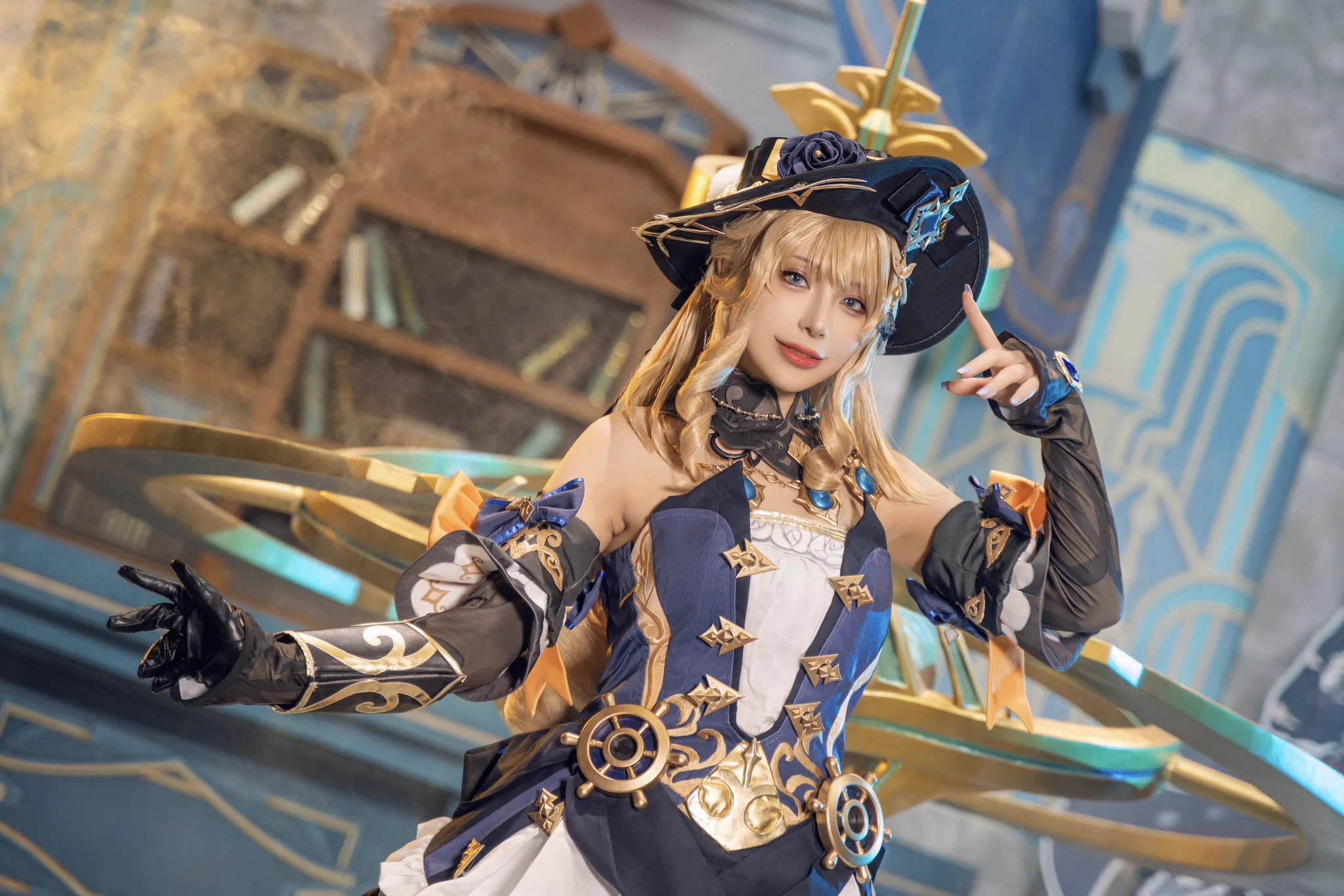 あたしこそ、名高き｢棘薔薇の会｣現会長、ナヴィア。#原神 #TGS2023 #東京ゲームショウ https://t.co/1mIAqfWfWB
