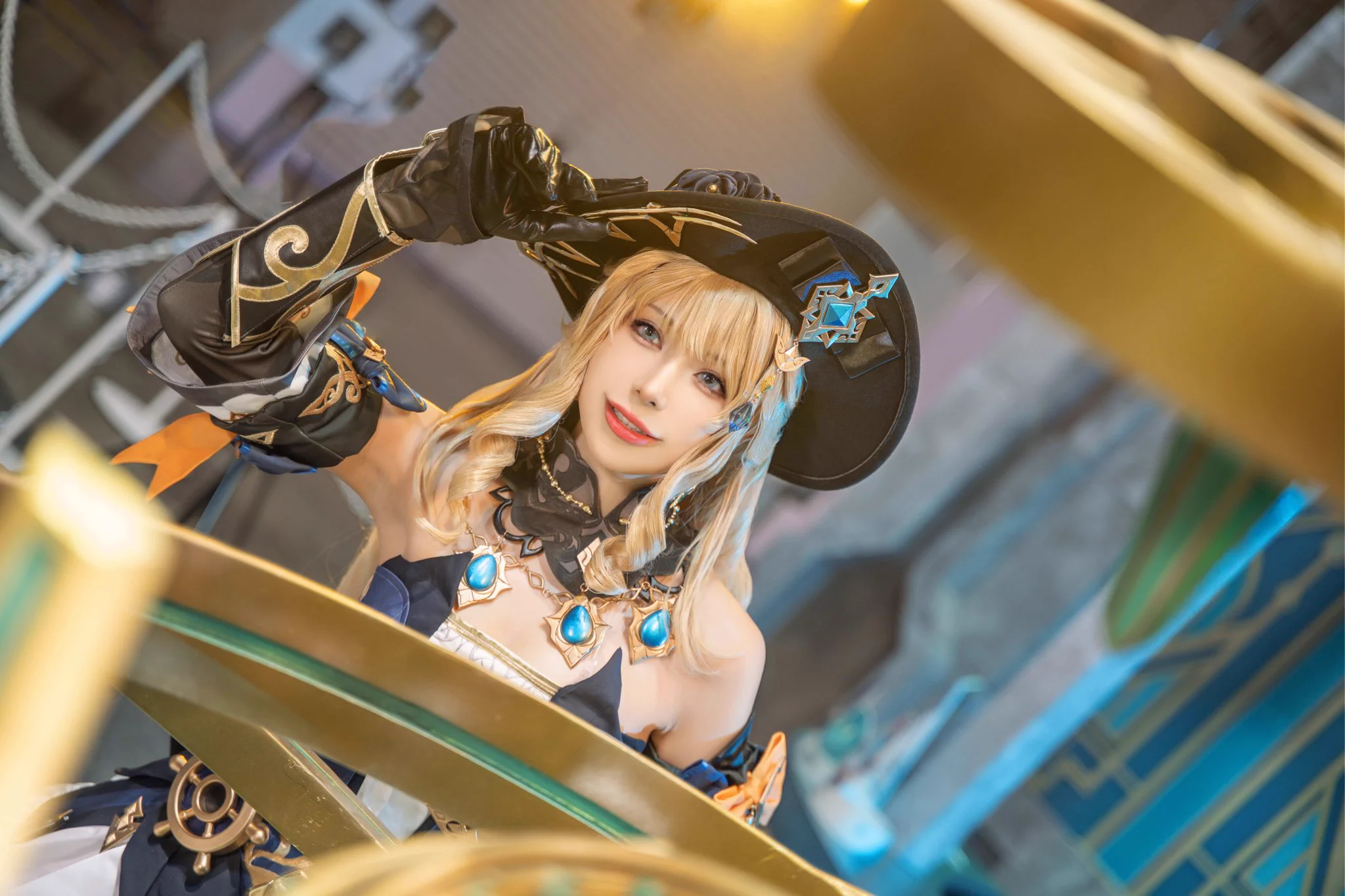 あたしこそ、名高き｢棘薔薇の会｣現会長、ナヴィア。#原神 #TGS2023 #東京ゲームショウ https://t.co/1mIAqfWfWB