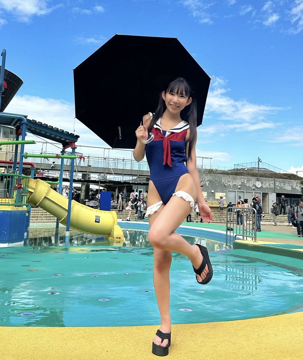 プール撮影会！！たのしすぎたぁぁぁぁ！！
イエーーイ！！！！！！ありがとおお！！

#チャンス撮影会
#Malymoon撮影会 https://t.co/HeRSs6MsvL