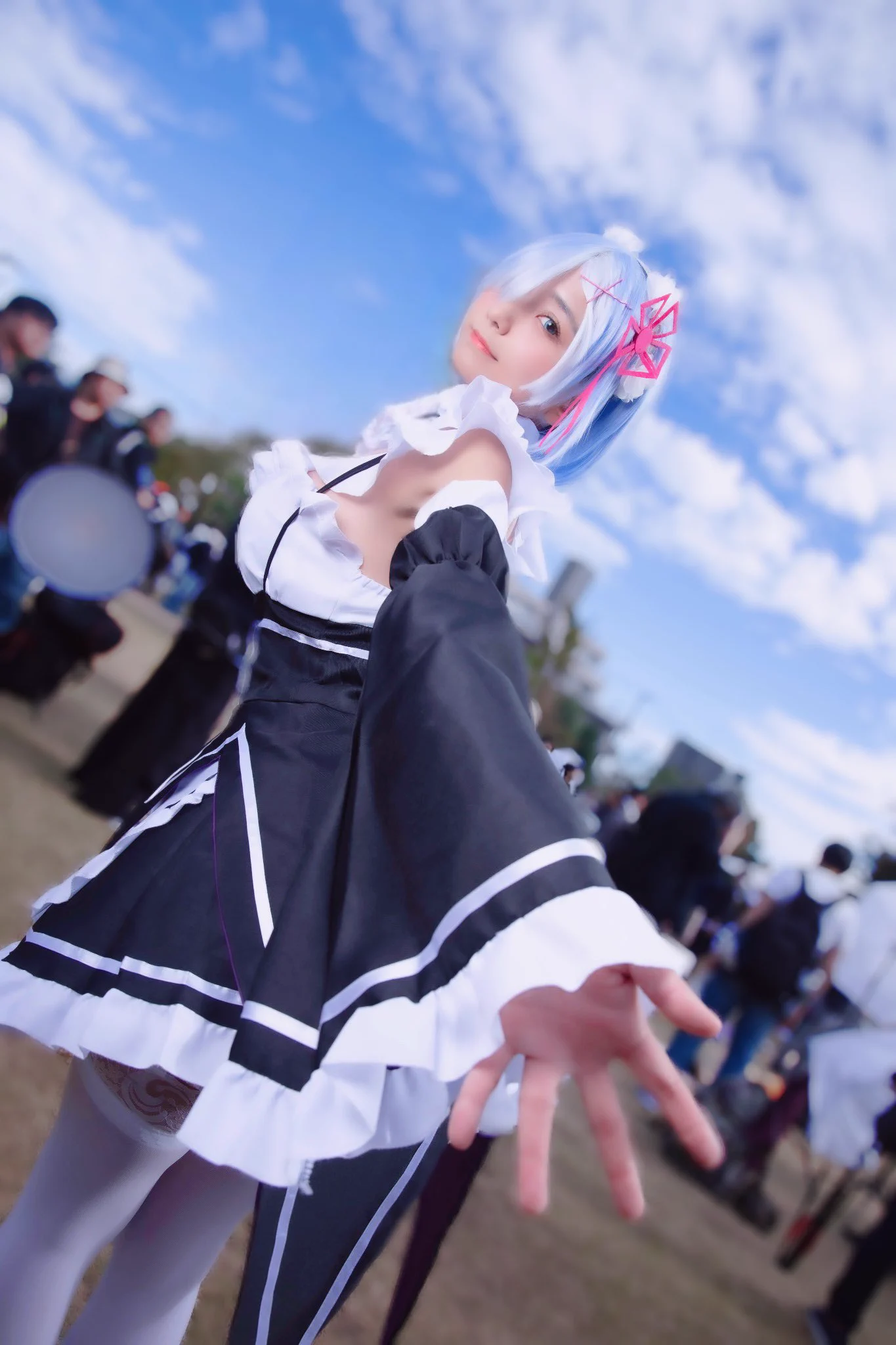 レムの装い#池ハロ #池袋ハロウィン2023 📸@Neneet0323 https://t.co/vfKlP55BcX