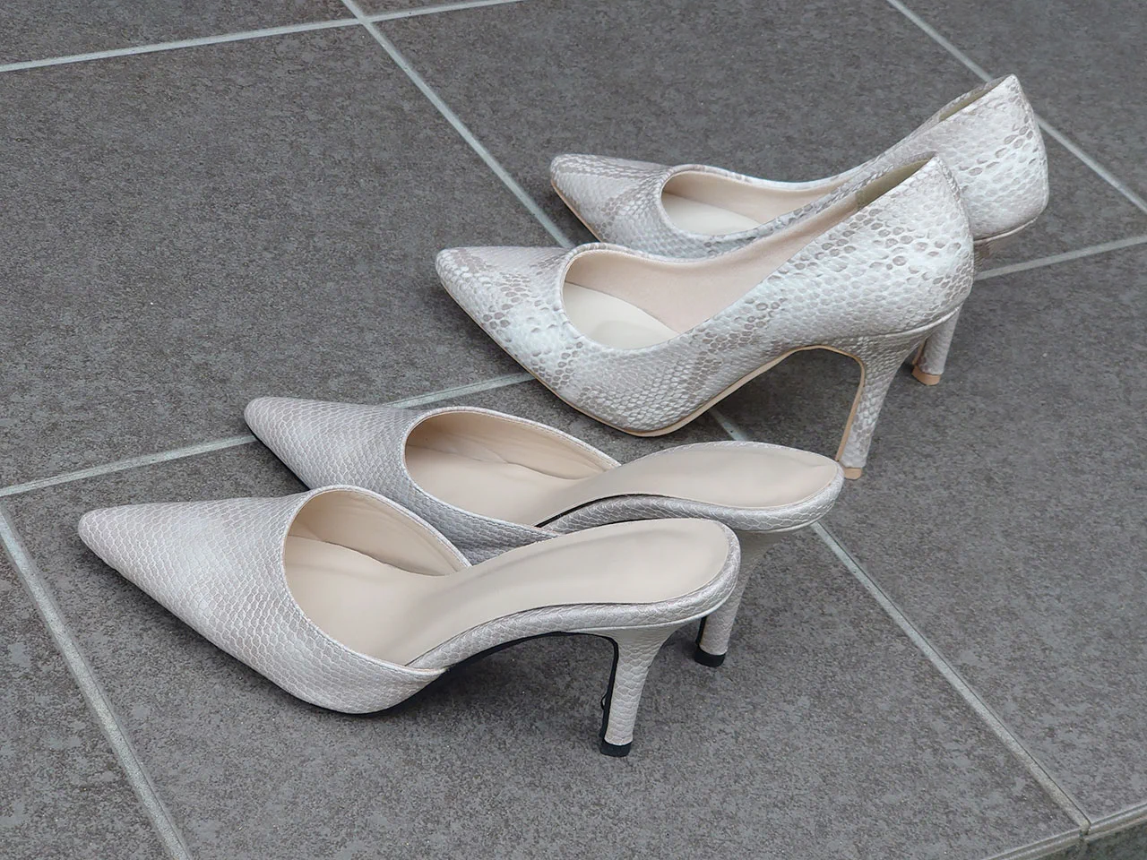 パイソン柄のミュールとパンプス🐍👠💕お気に入り✨ https://t.co/jmtLFmdNS6