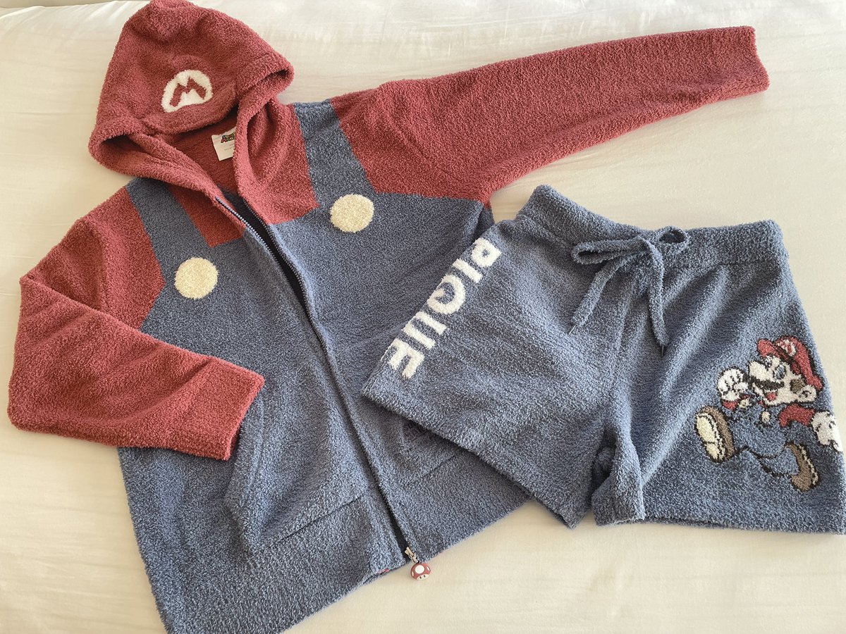 みんなありがちょね
気を取り直して🥰えへへ

ジェラピケ×マリオ

もう少し涼しくなったら着るんだ〜😚🍄 https://t.co/Y5cyKEO2ae