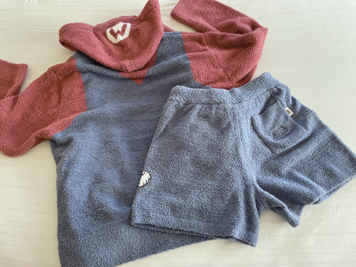 みんなありがちょね
気を取り直して🥰えへへ

ジェラピケ×マリオ

もう少し涼しくなったら着るんだ〜😚🍄 https://t.co/Y5cyKEO2ae