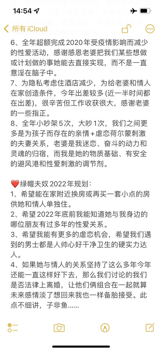 绿帽夫奴2021年总结及2022年规划 https://t.co/JwVwCaHEcC