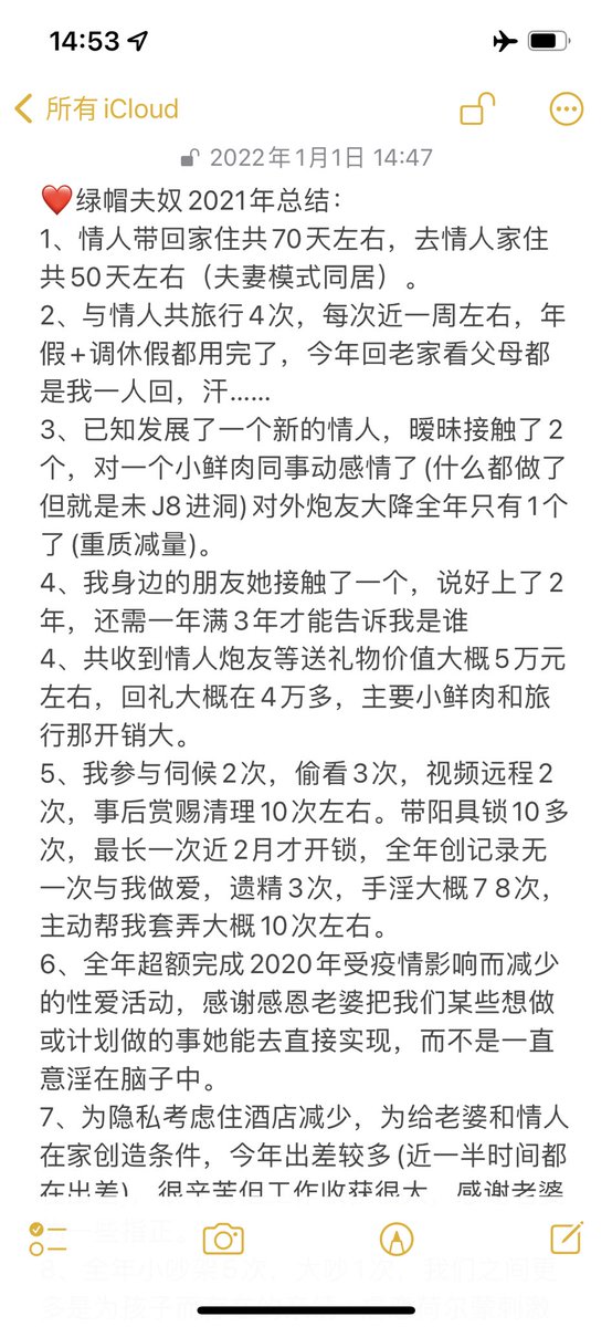 绿帽夫奴2021年总结及2022年规划 https://t.co/JwVwCaHEcC